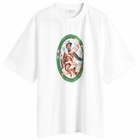Off-White Men's Fresco Oval Skate T-Shirt in White/Black
