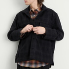 YMC Men's Cruiser Check Shirt Jacket in Black/Charcoal