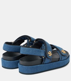 Tory Burch Kira denim platform sandals