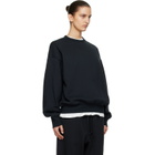 Fear of God ESSENTIALS Black Classic Crewneck Sweatshirt