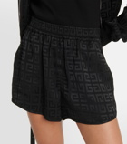 Givenchy 4G zip-detail jacquard shorts