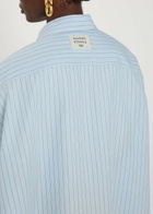Acne Studios Striped Woven Shirt Blue