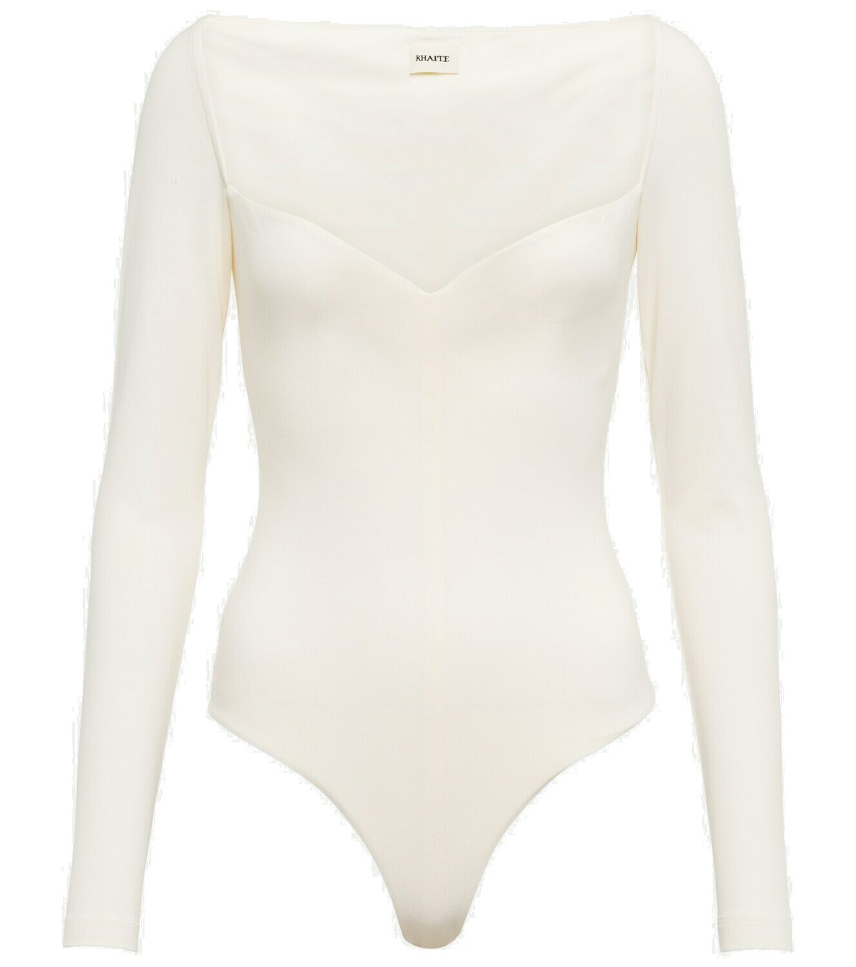 Khaite - Cotton jersey bodysuit Khaite