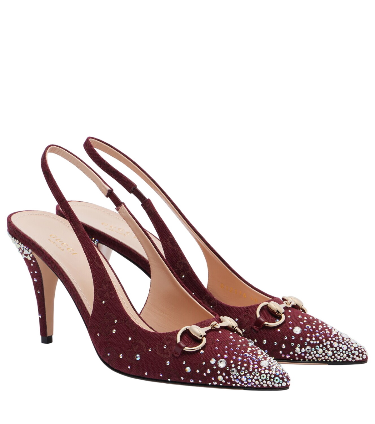 Gucci - GG embellished slingback pumps Gucci