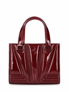FERRARI - Mini Varnished Leather Tote Bag