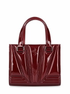 FERRARI - Mini Varnished Leather Tote Bag