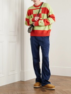 Acne Studios - Kilgot Striped Intarsia Wool Sweater - Red