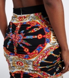 Dolce&Gabbana Caretto silk-blend midi skirt