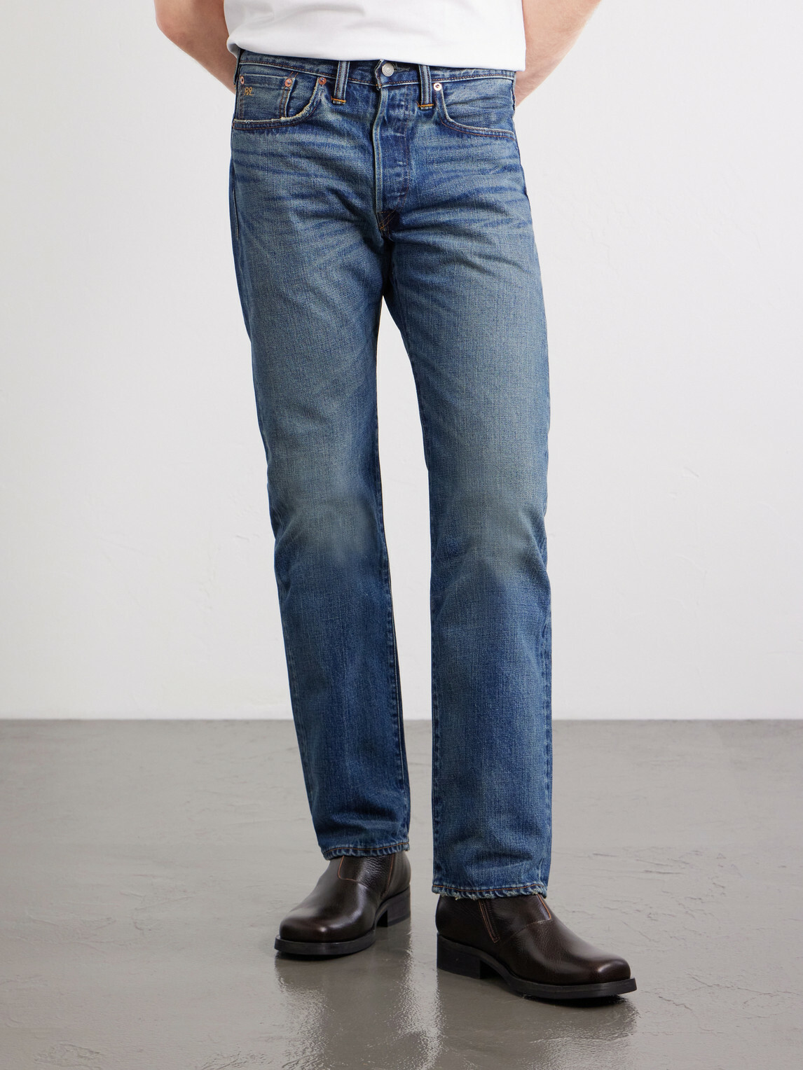 RRL - Straight-Leg Jeans - Blue
