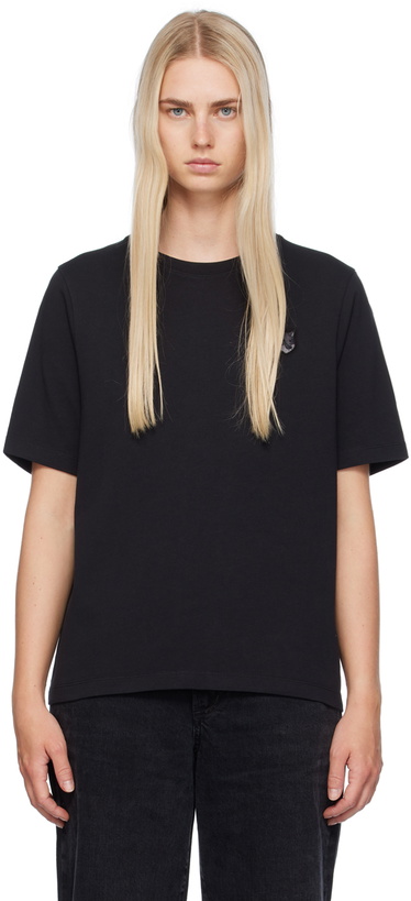 Photo: Maison Kitsuné Black Bold Fox Head T-Shirt