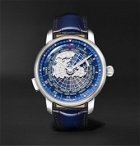 Montblanc - Star Legacy Orbis Terrarum Automatic 43mm Stainless Steel and Alligator Watch, Ref. No. 126108 - Blue