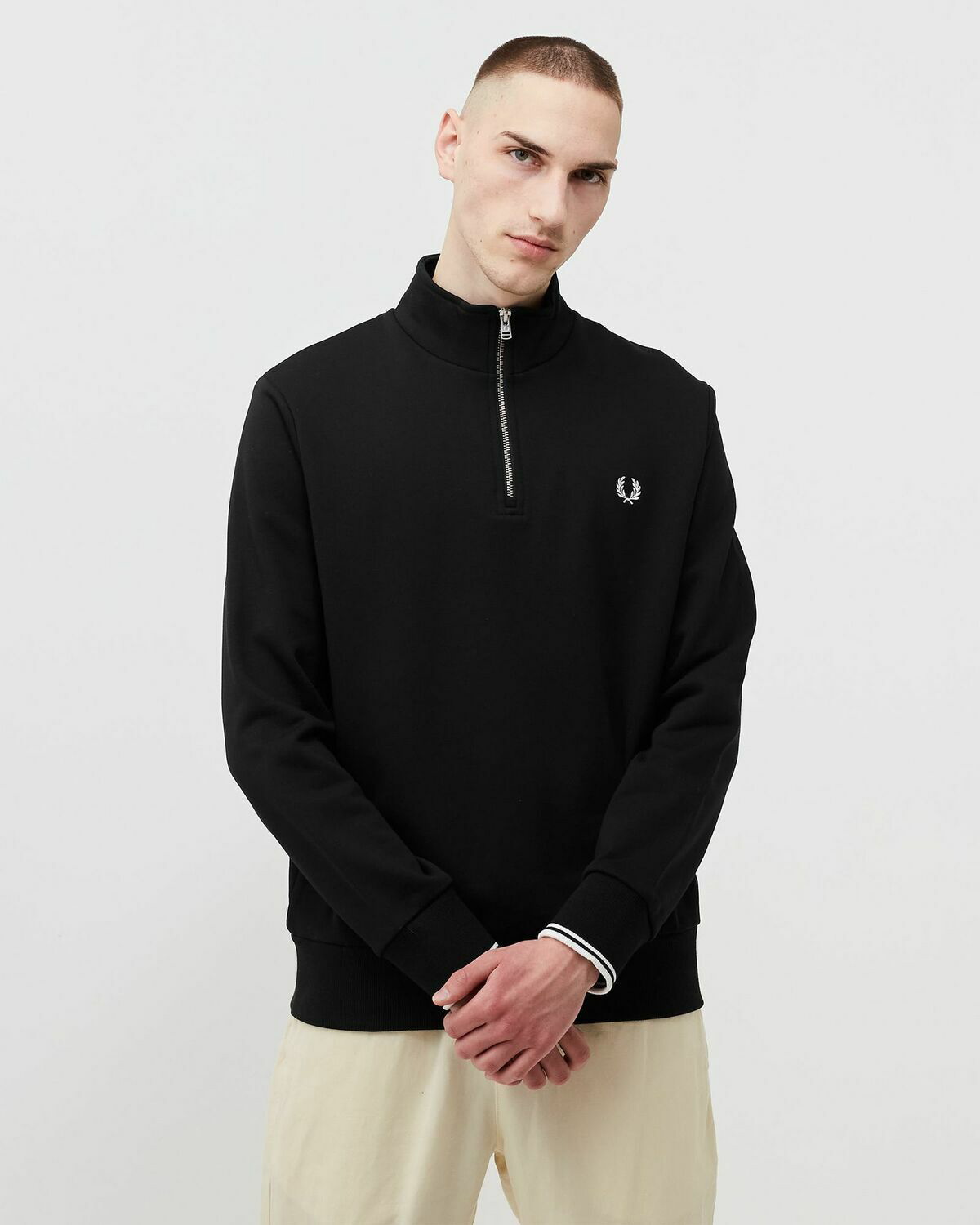 Fred perry zip online sweatshirt