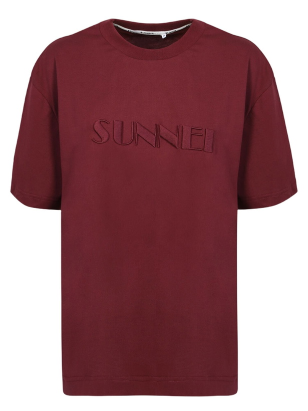 Photo: Sunnei Embroidered Logo T-shirt