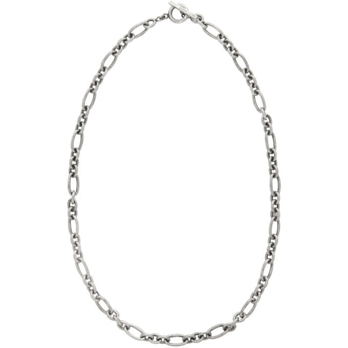 Photo: Saint Laurent Silver Marine Chain Necklace