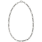 Saint Laurent Silver Marine Chain Necklace