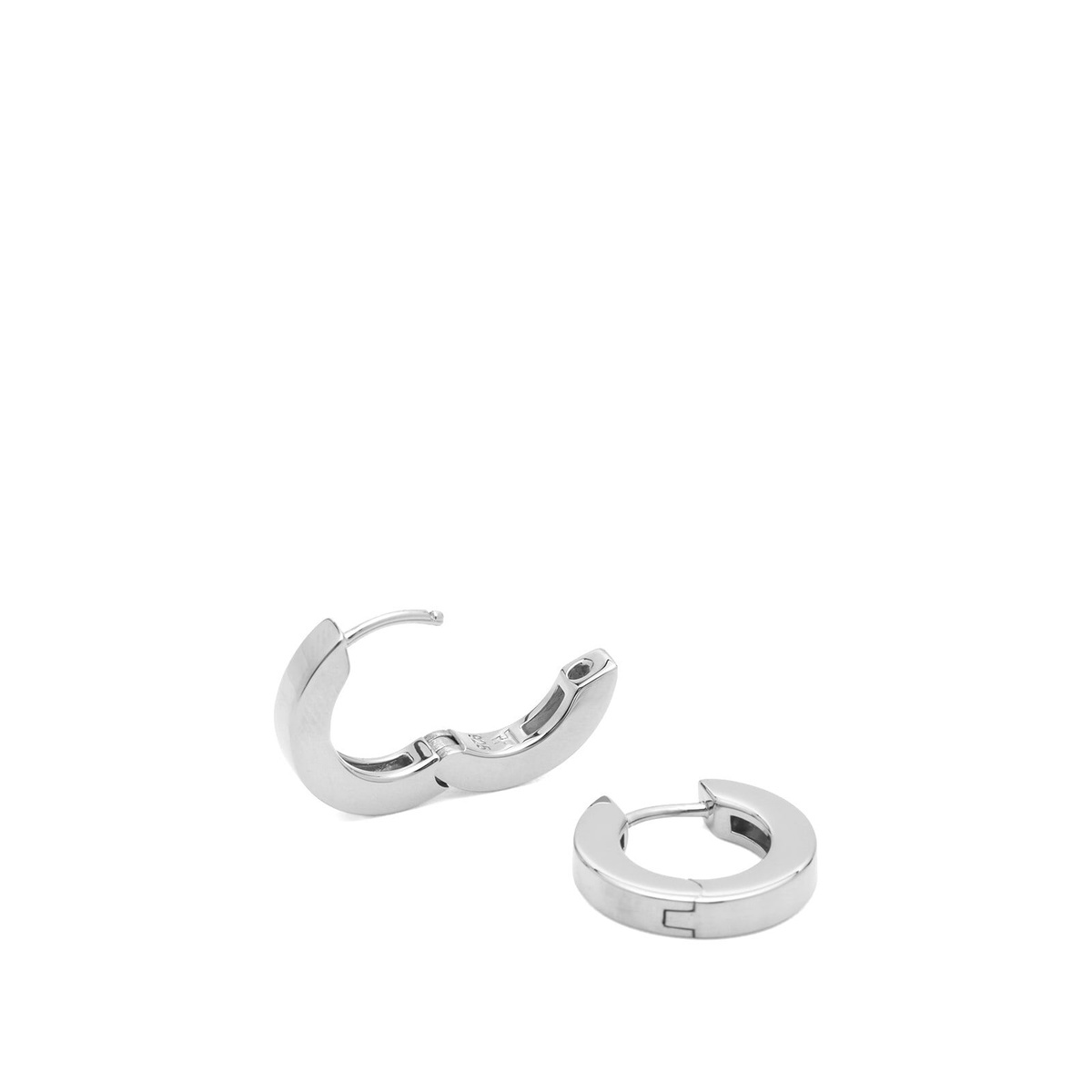 Tom Wood Beck Hoops Earrings in Silver 