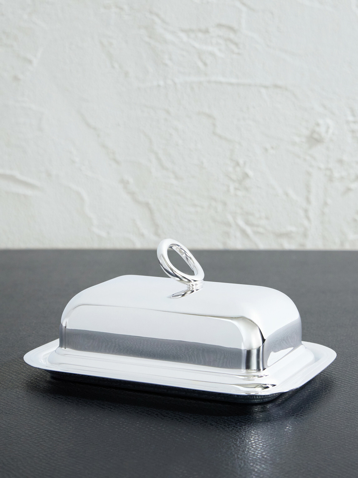 Christofle - Vertigo Silver-Plated Butter Dish