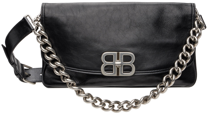 BALENCIAGA Women's Bb Soft Large Flap Bag in Black