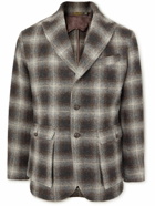 RRL - Bideford Checked Wool Coat - Brown
