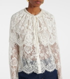 Self-Portrait Caped lace cardigan
