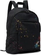 Paul Smith Black Paint Splatter Backpack