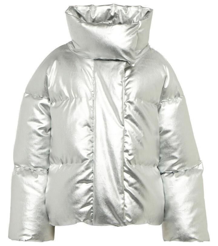 Photo: Khaite - Raphael metallic down jacket