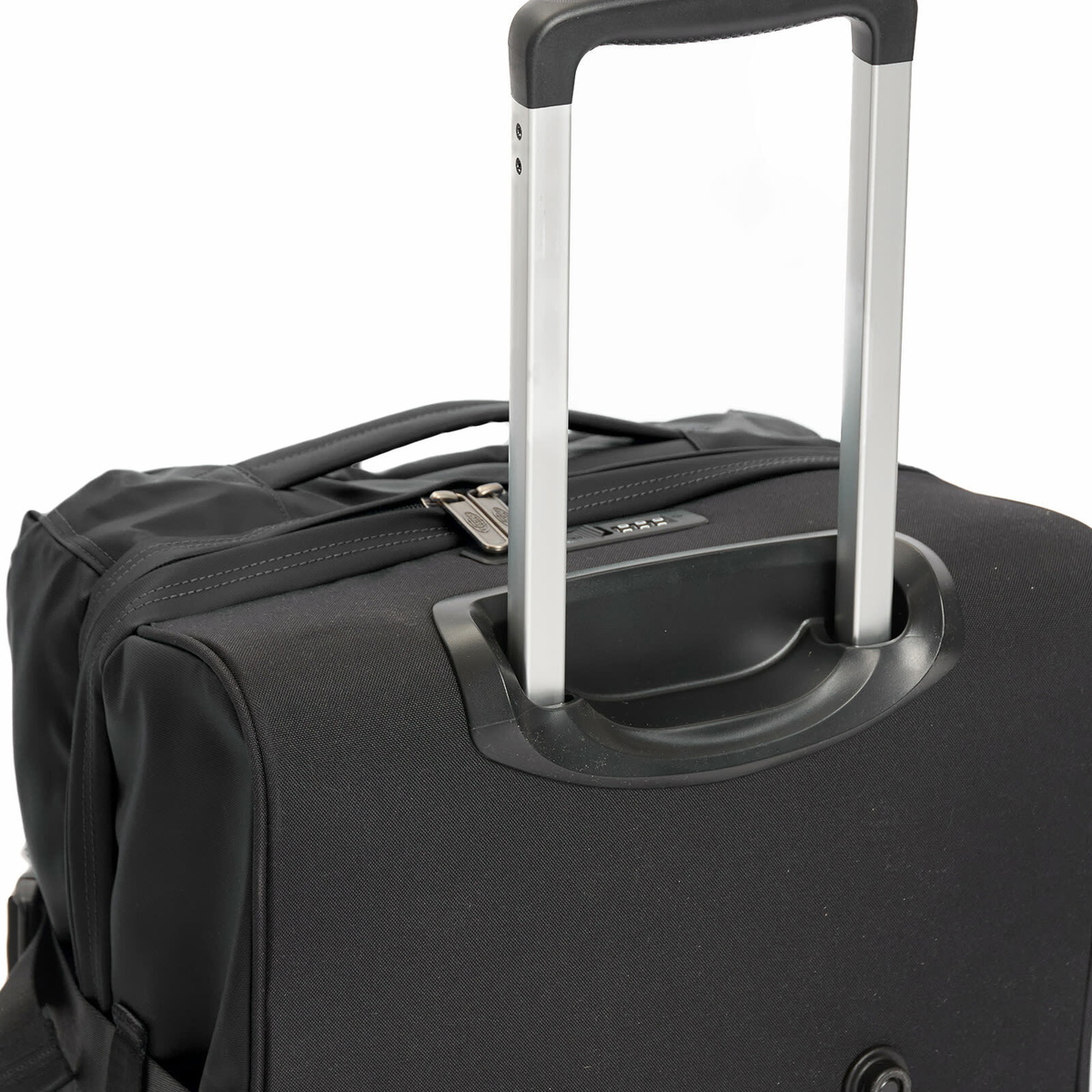 Eastpak Transit'r Medium Travel Bag With Wheels in Tarp Black 