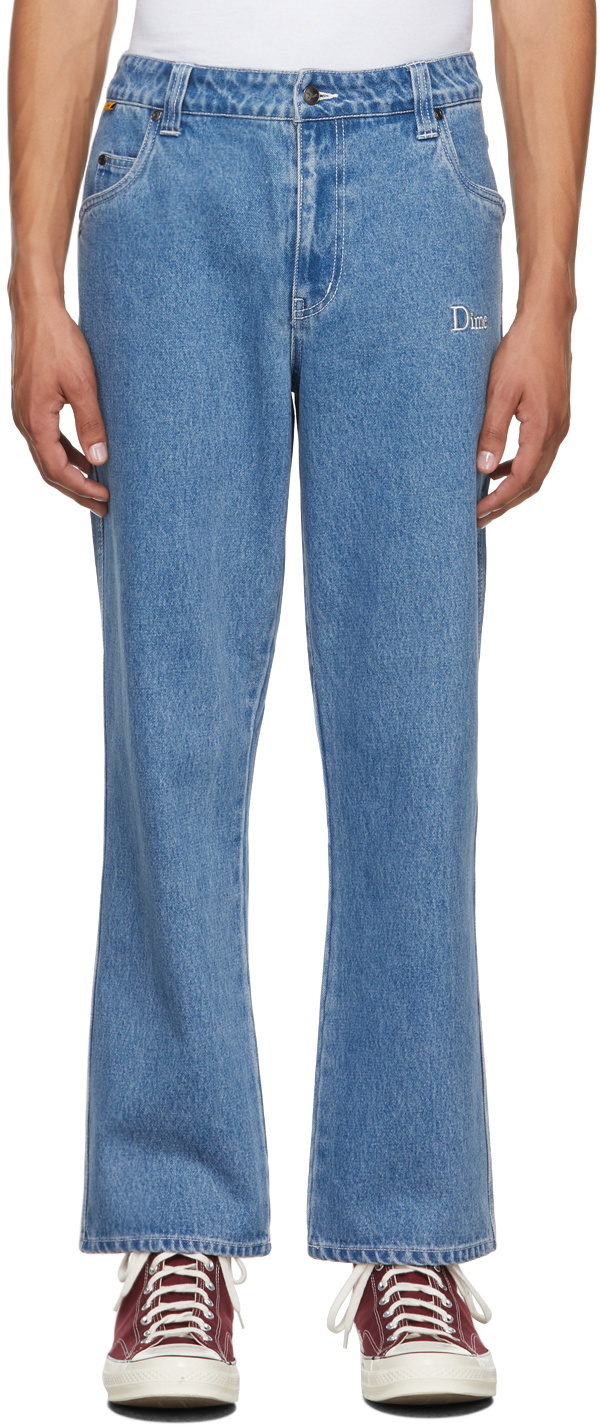 Dime Blue Classic Denim Jeans Dime