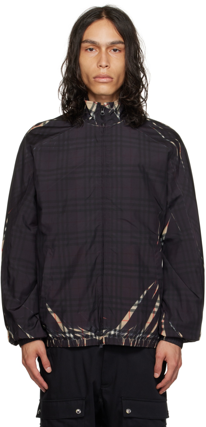 Burberry Black Sliced Jacket Burberry