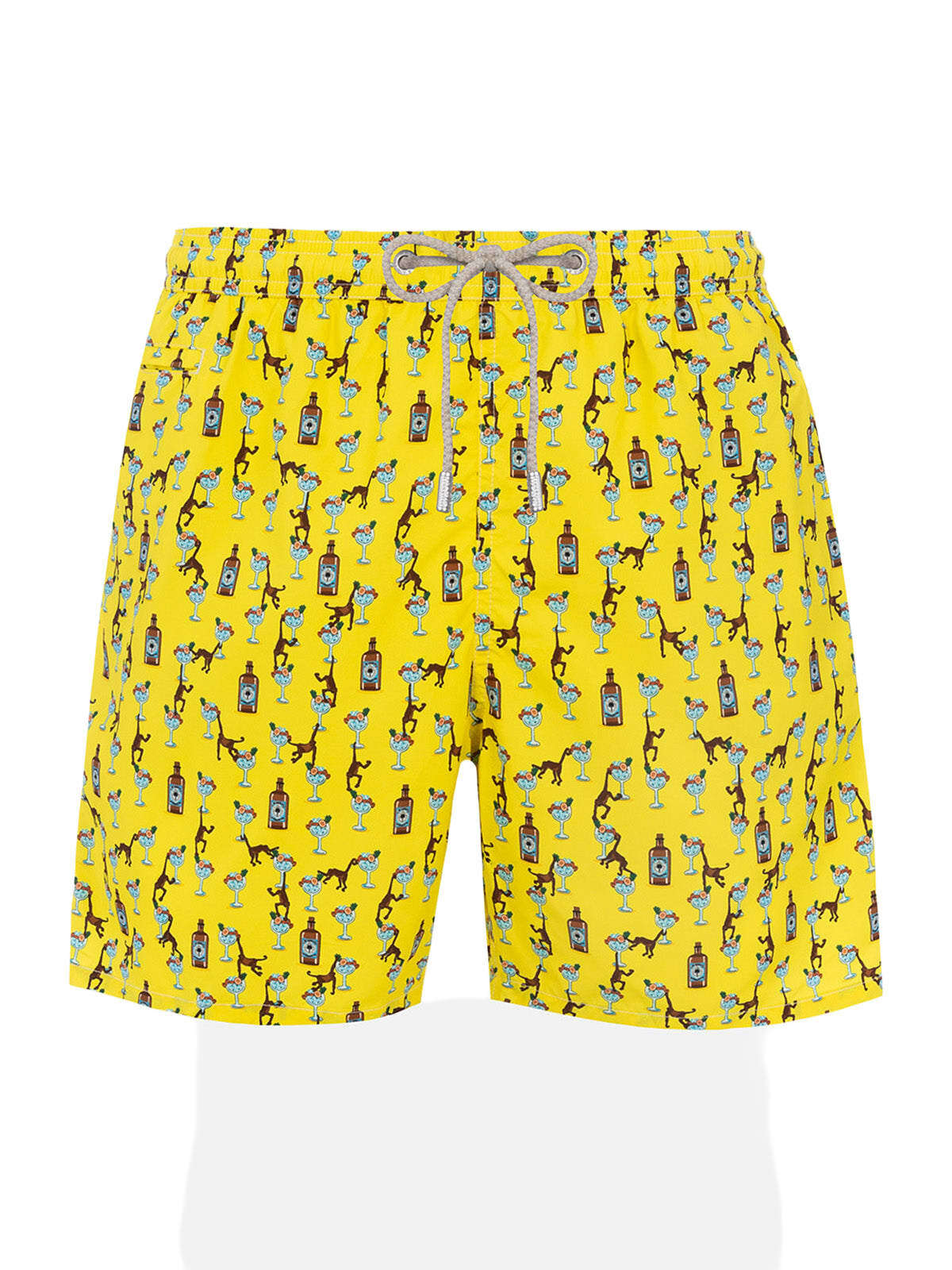 MC2 SAINT BARTH Men Lightweight Swim Shorts Lighting Micro Fantasy Octopus