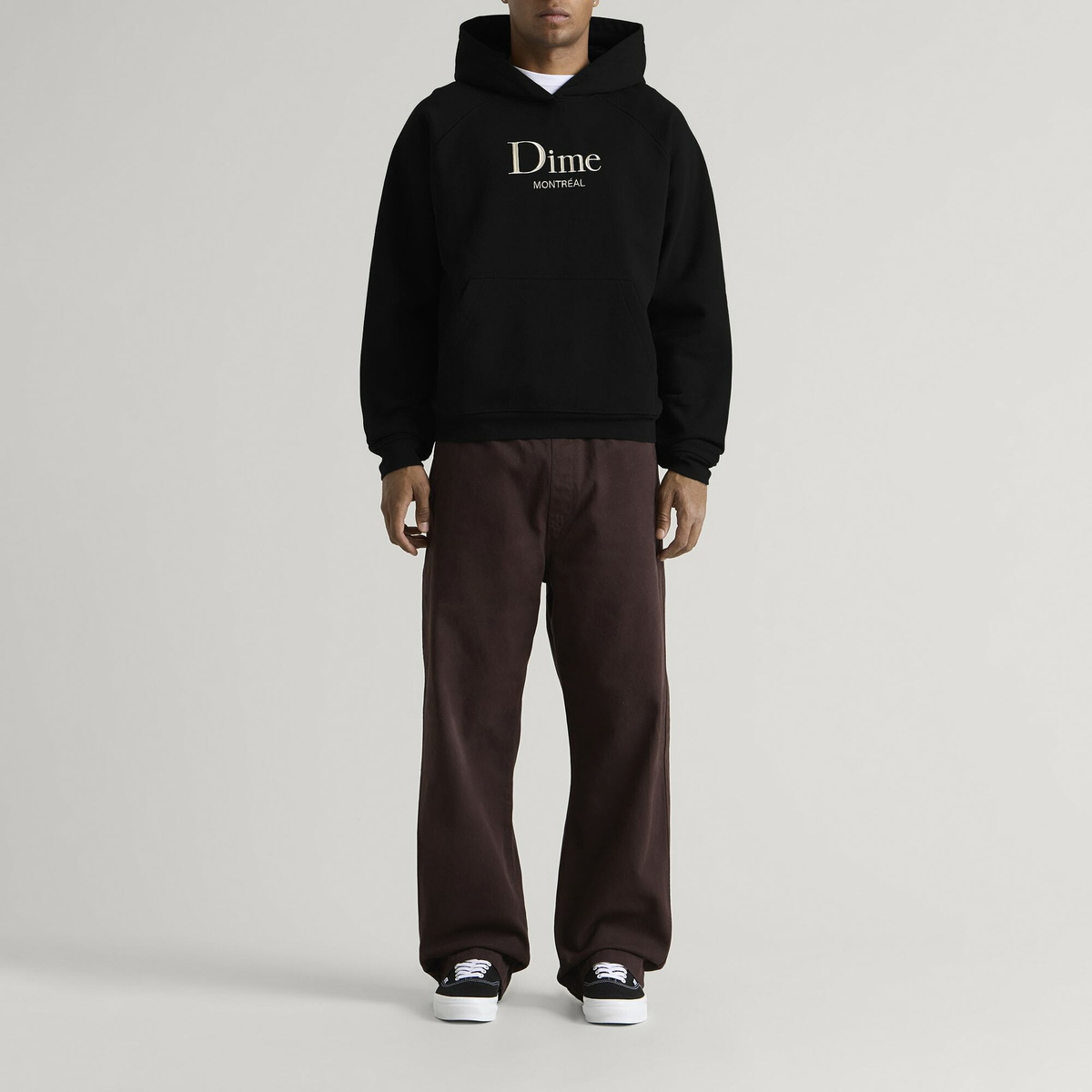 Dime Men's Classic Mtl Hoodie in Black