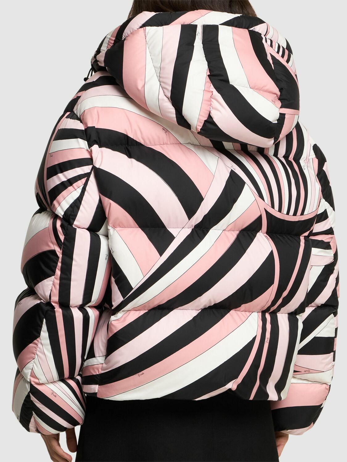 PUCCI Printed Nylon Down Jacket Emilio Pucci