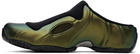 Nike Black & Gold Clogposite Slip-on Loafers
