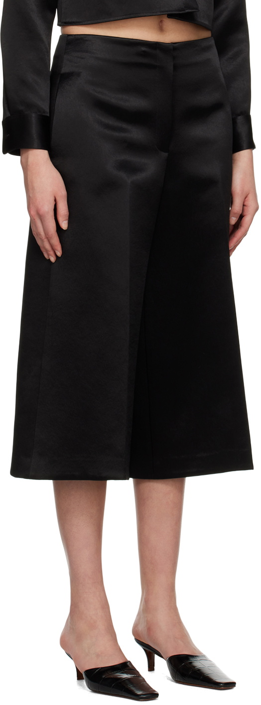 Theory Black Culotte Trousers