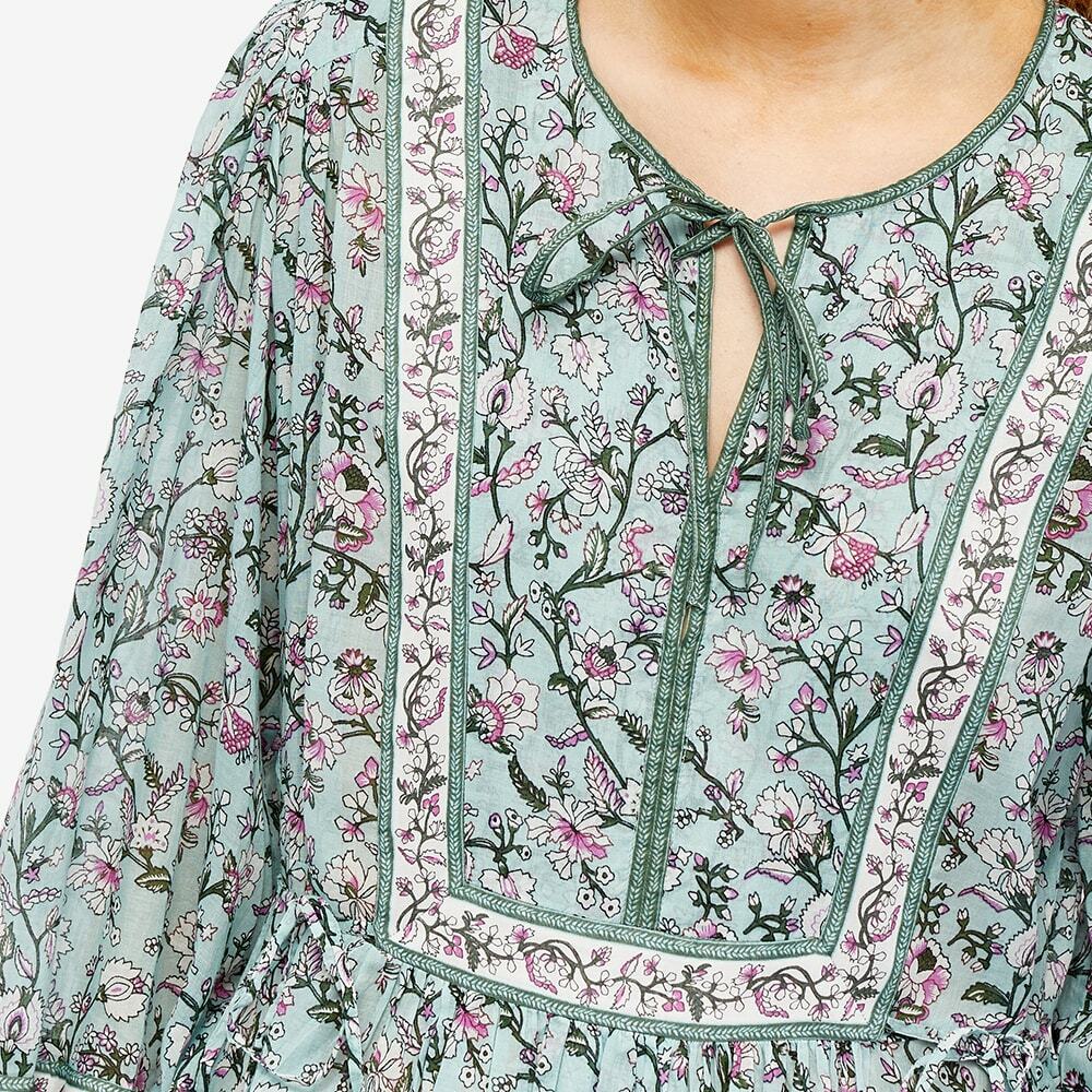 Isabel Marant toile Women's Gilnesia Floral Dress in Almond Green Isabel Marant Etoile Isabel Marant toile Women's Gilnesia Floral Dress in Almond Green Isabel Marant Etoile
