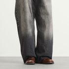 Eytys Men's Savant Calf Hair Leather Loafer in Mahogny