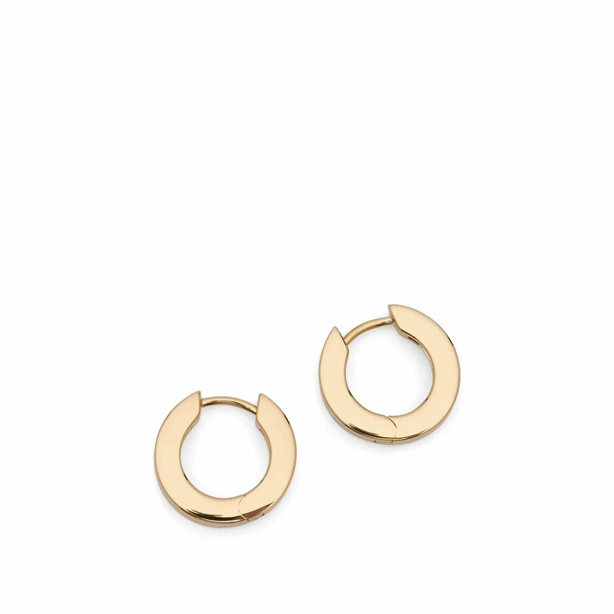 Tom Wood Beck Hoops Earrings in Gold 