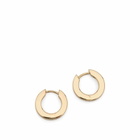 Tom Wood Beck Hoops Earrings in Gold 