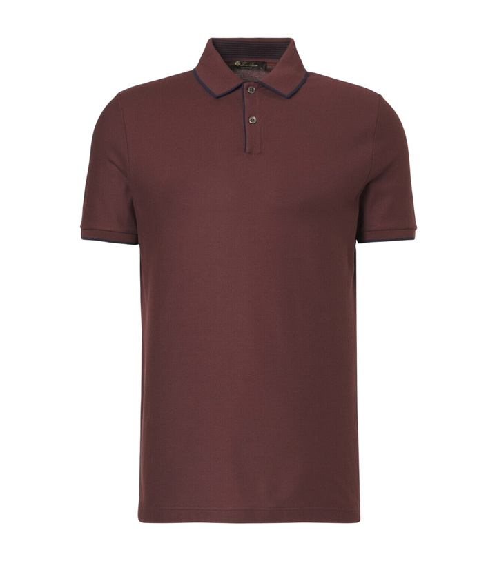Photo: Loro Piana Brentwood cotton-blend piqué polo shirt