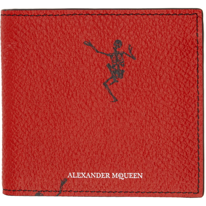 Photo: Alexander McQueen Red Dancing Skeleton Wallet