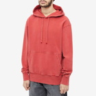 JW Anderson Men's JWA Embroidered Hoody in Red