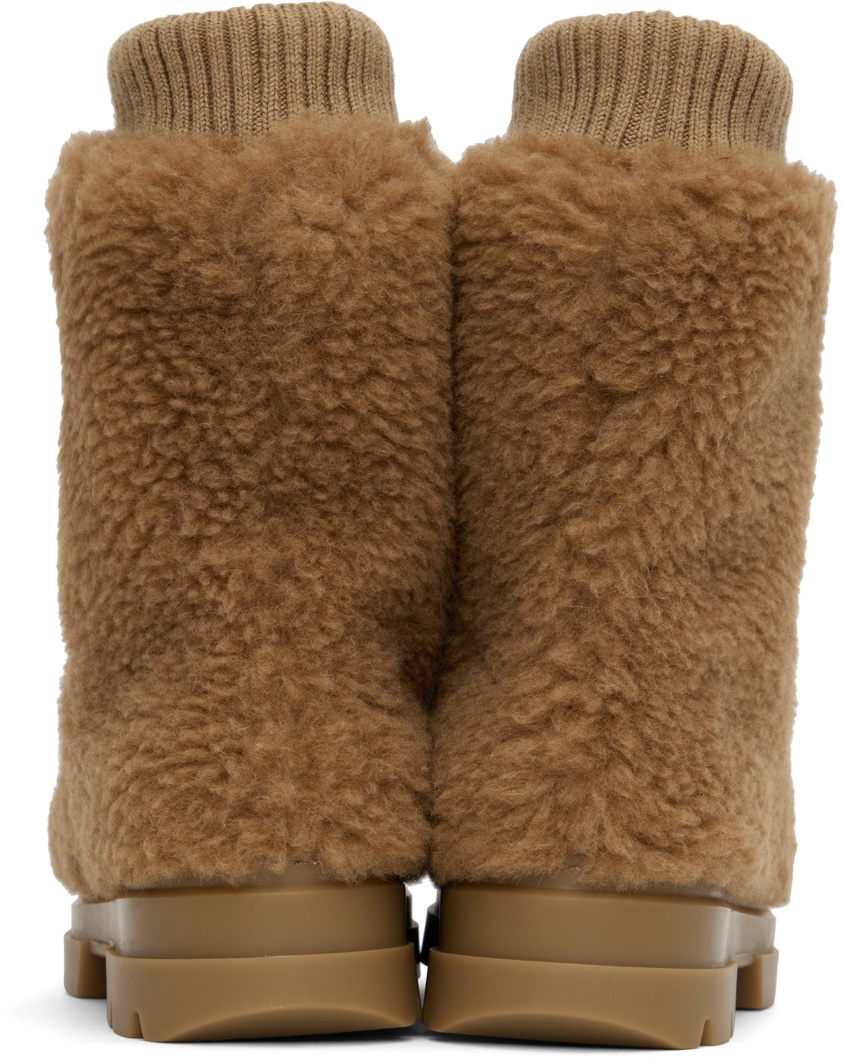 Max Mara Tan Ctanith Boots Max Mara