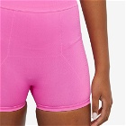 Rick Owens Women's Knit Cycling Short in Hot Pink