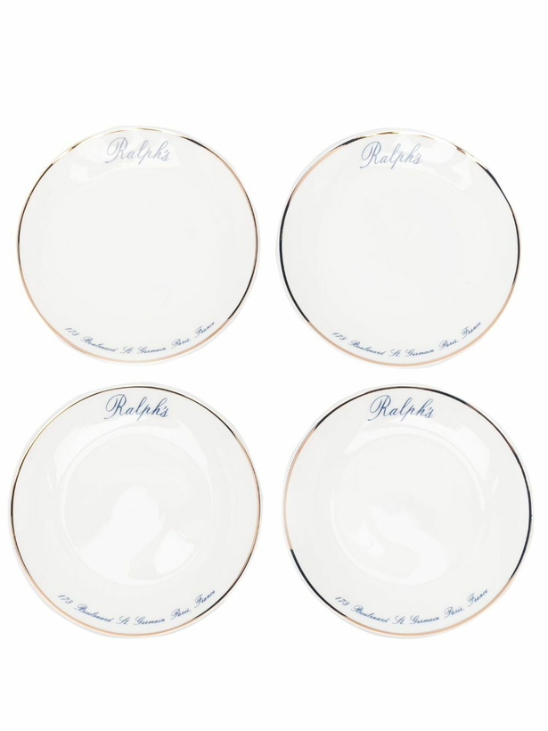 Photo: Ralph Lauren Home White Ralph's Canapé Plate Set