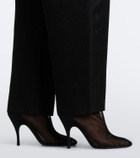 Alaïa Mesh knee-high boots