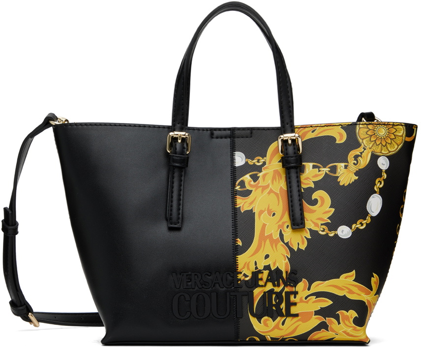 Versace Jeans Couture Black Graphic Tote Versace