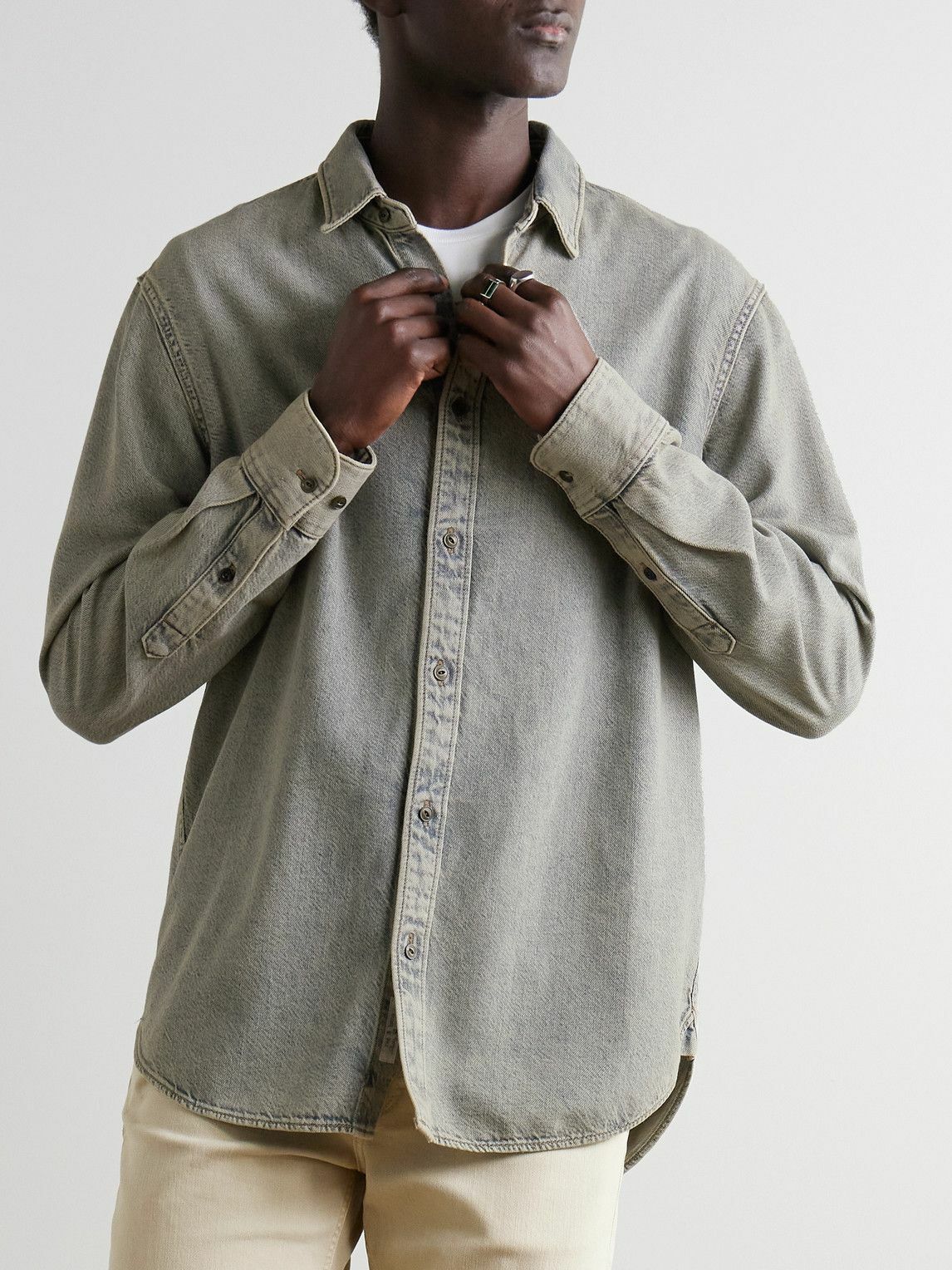 Rag & Bone - Finch Denim Shirt - Green