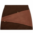 Daniëlle Cathari Women's x Woolrich Pocket Skirt in Two-Toned Brown