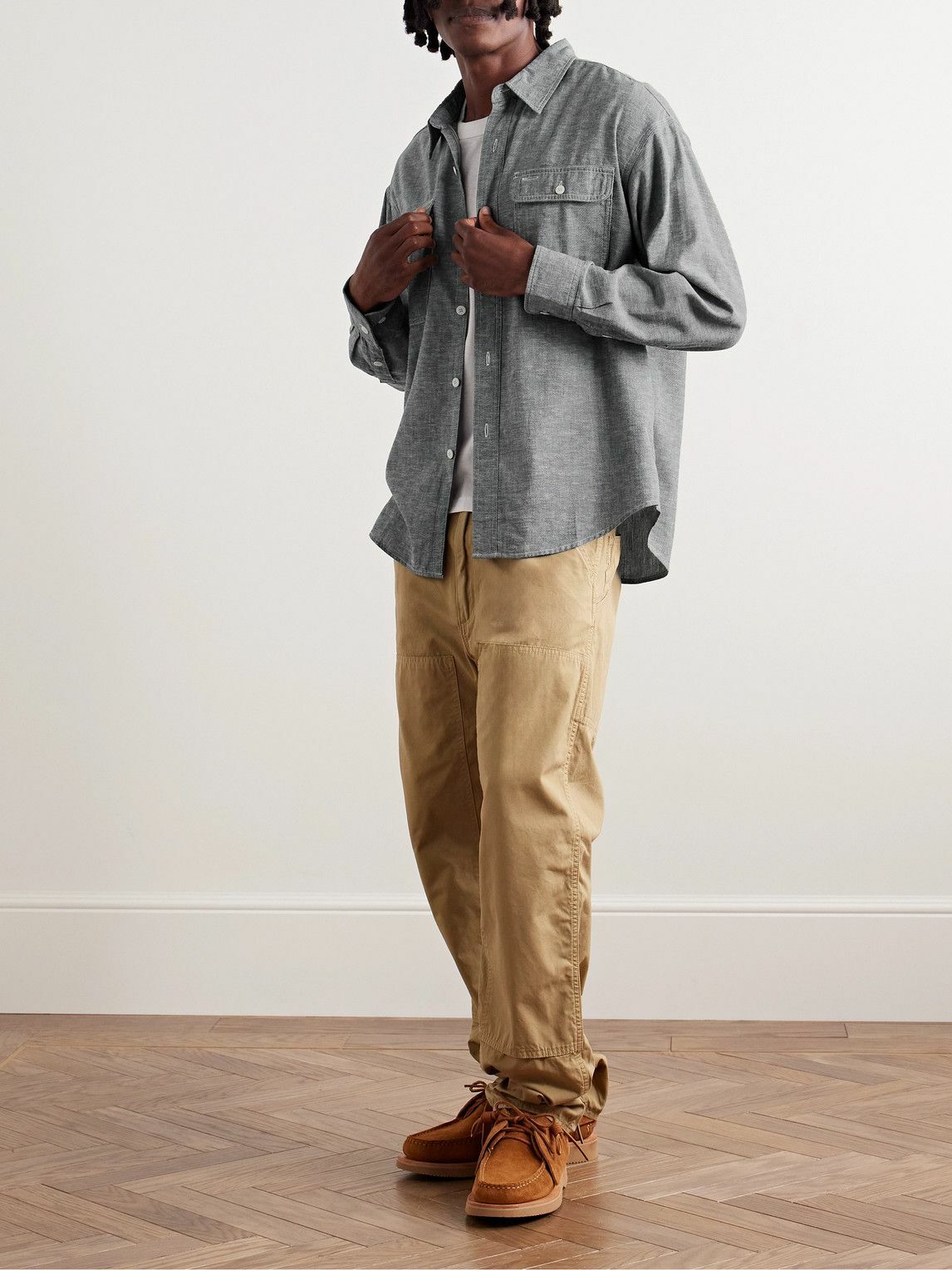 Visvim - Langer Cotton-Chambray Shirt - Gray Visvim
