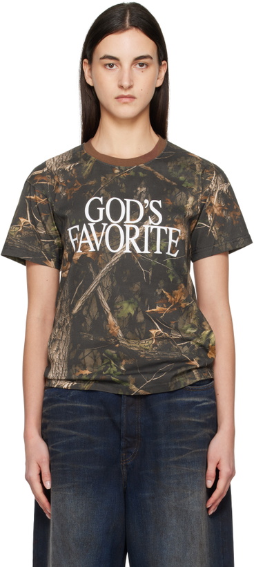 Photo: Praying Khaki 'God's Favorite' Camo T-Shirt